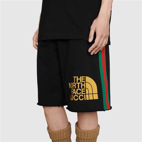 gucci x tnf shorts